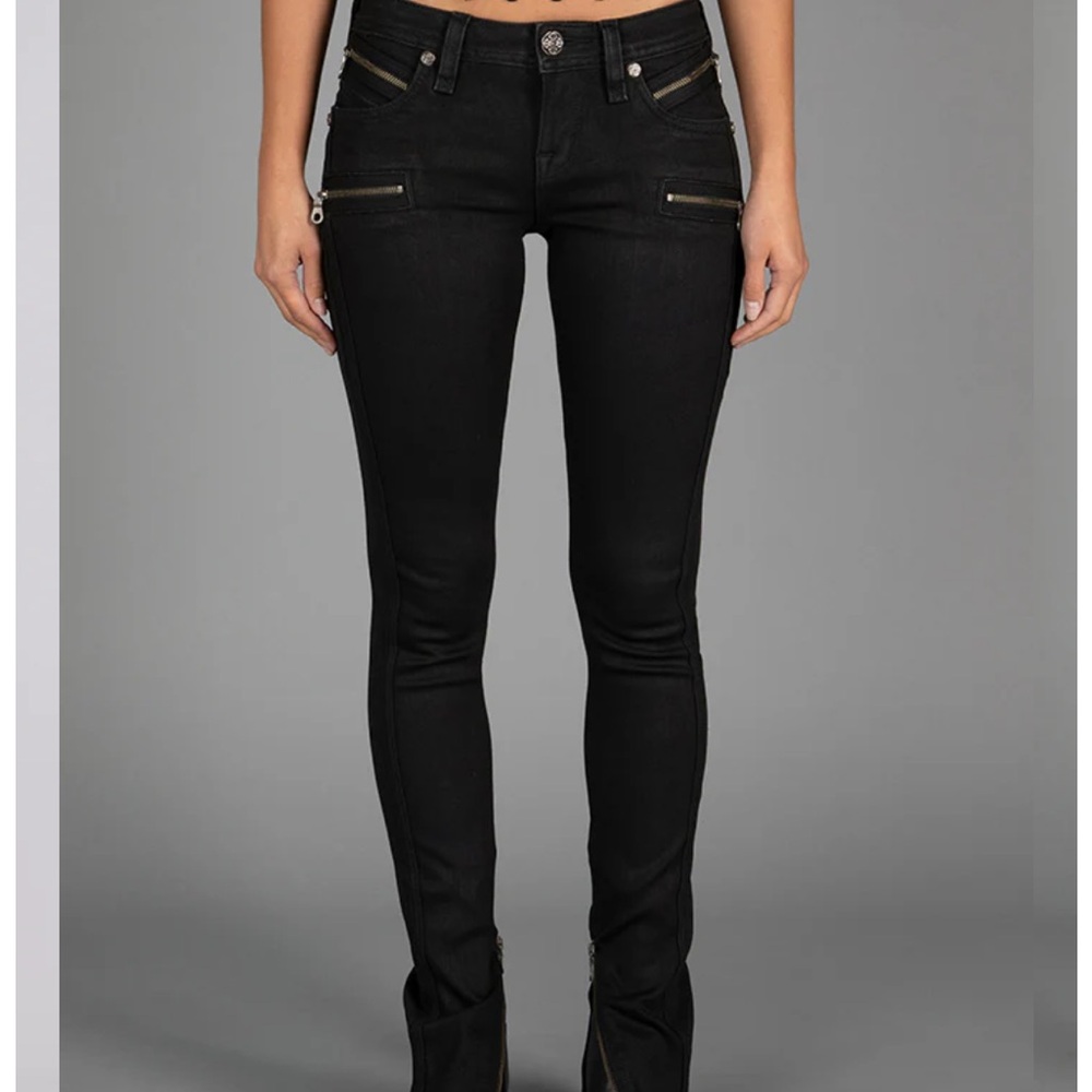 Rock Revival Jet Black Skinny Jeans